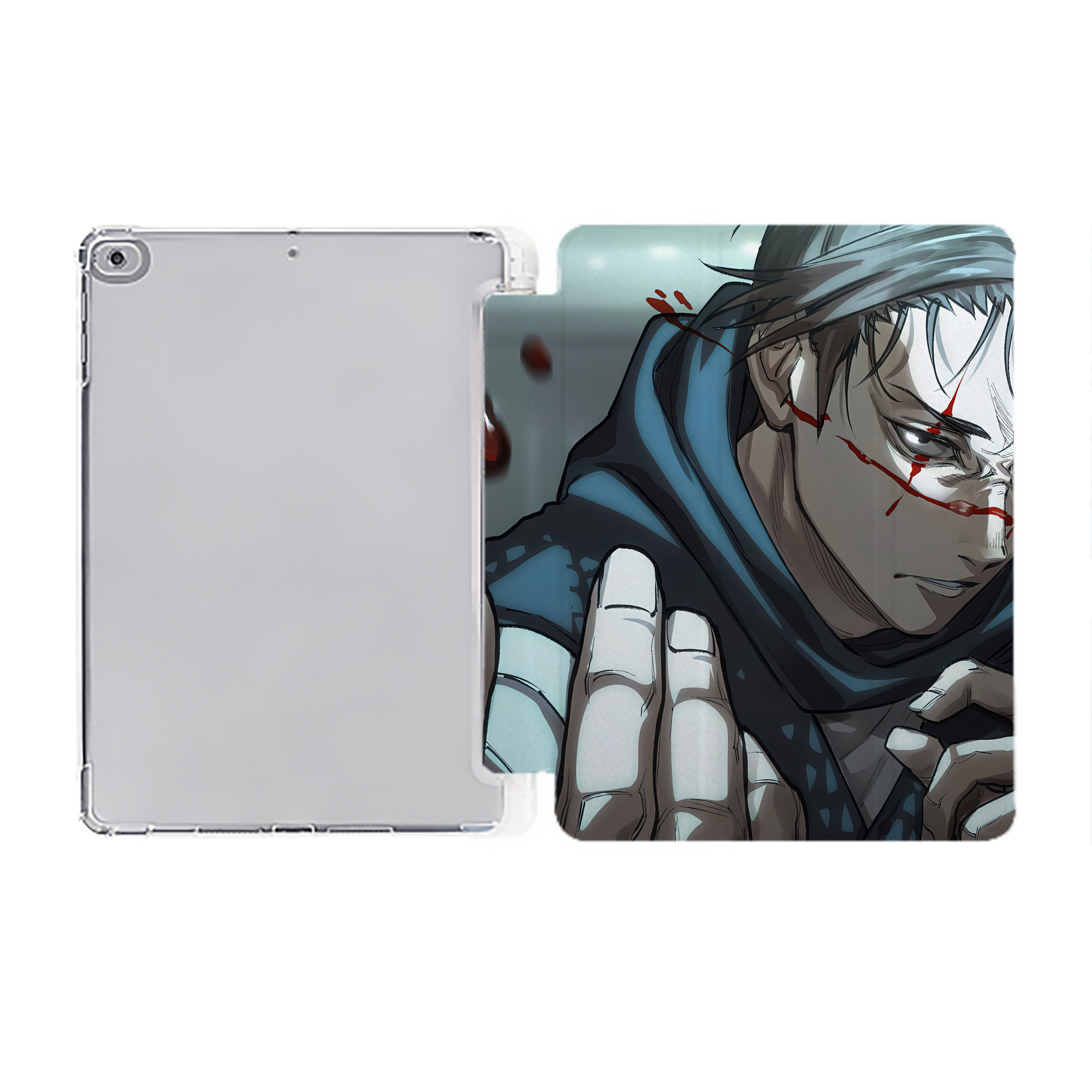 （画像用） SPY×FAMILY间谍家家酒 IPad ケース ペン収納付き 三つ折りスタンド PUレザー×シリコン 対応機種9.5/10.5/10.9インチ